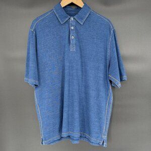 Carbon 2 Cobalt Short Sleeve Polo Shirt XL Blue Golf Golfing Performance